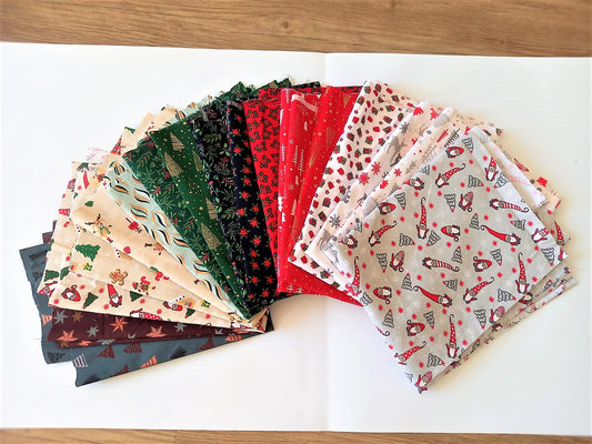 Stoffpaket Patchwork Weihnachten