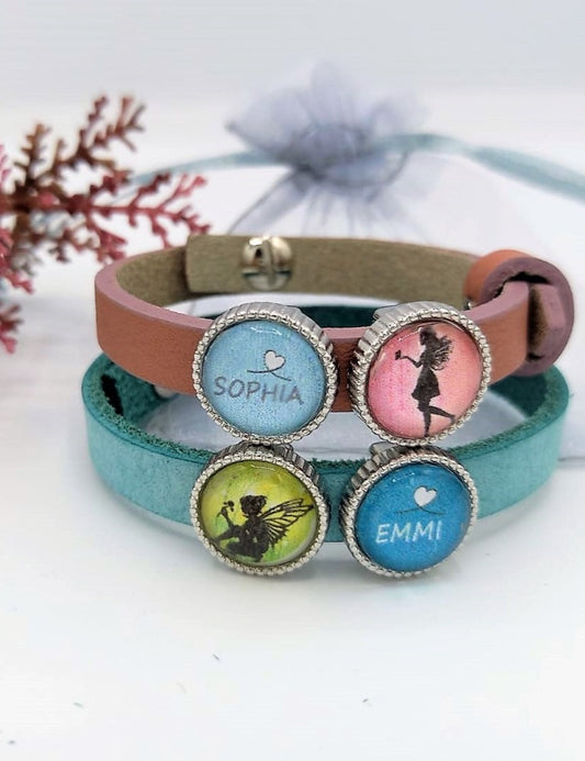 Personalisiertes Lederarmband Geschenk von der Zahnfee