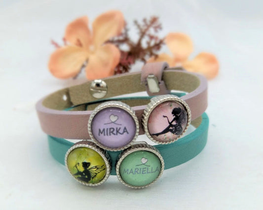 Personalisiertes Lederarmband Geschenk von der Zahnfee