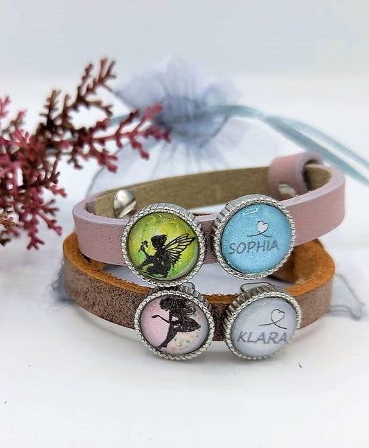 Personalisiertes Lederarmband Geschenk von der Zahnfee